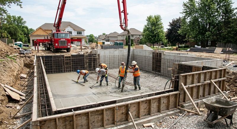 Basement Concrete Installation in Denver, NC