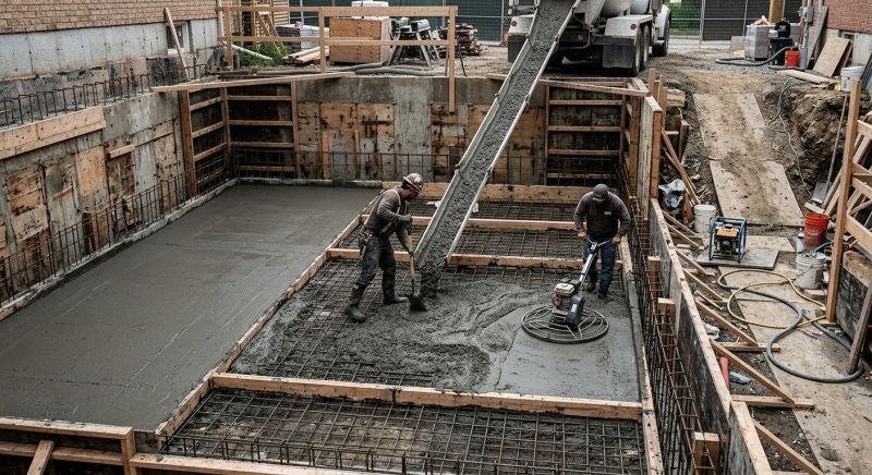 Basement Concrete Pouring in Denver, NC