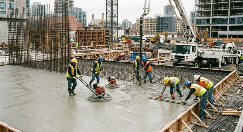 Commercial Slab Construction in Charlotte, NC