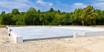Commercial Slab Installation in Cornelius, NC