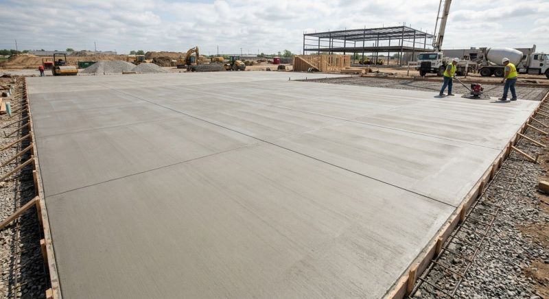 Commercial Slab Installation in Mount Holly, NC