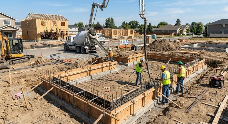 Foundation Construction in Mount Holly, NC
