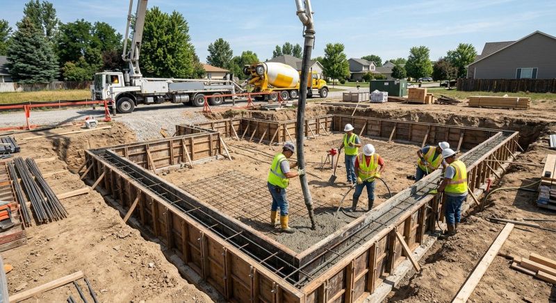 Foundation Construction in Troutman, NC