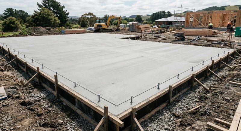 Foundation Slab Construction in Denver, NC