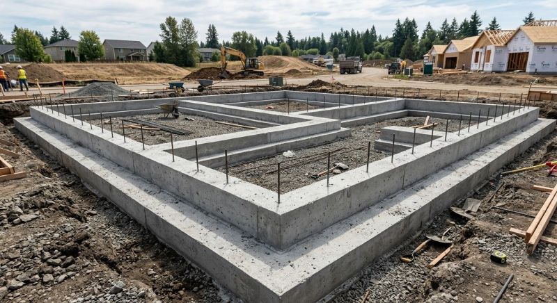 House Footing Construction in Denver, NC